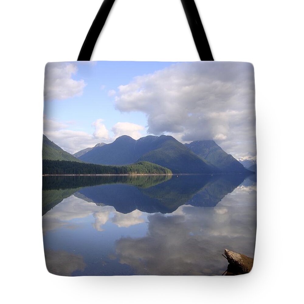 Tranquility Tote Bag featuring the photograph Tranquility Moment - Alouette Lake - Golden Ears Prov. Park, British Columbia by Ian McAdie