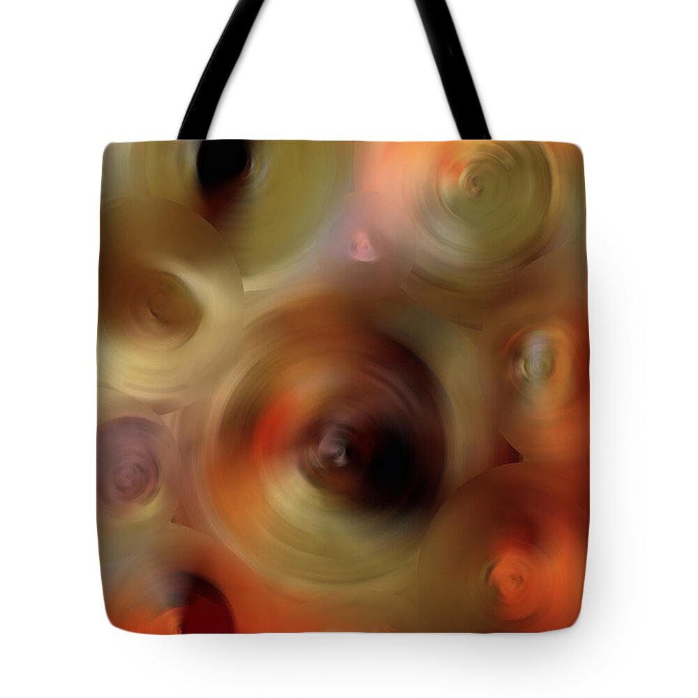 Red Tote Bag featuring the painting Transcendent - Abstract Art by Sharon Cummings by Sharon Cummings