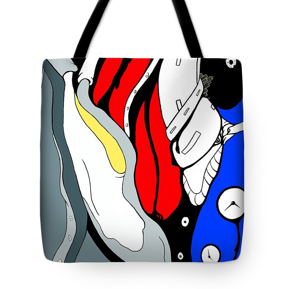 Eggs Tote Bag featuring the digital art Transition by Craig Tilley