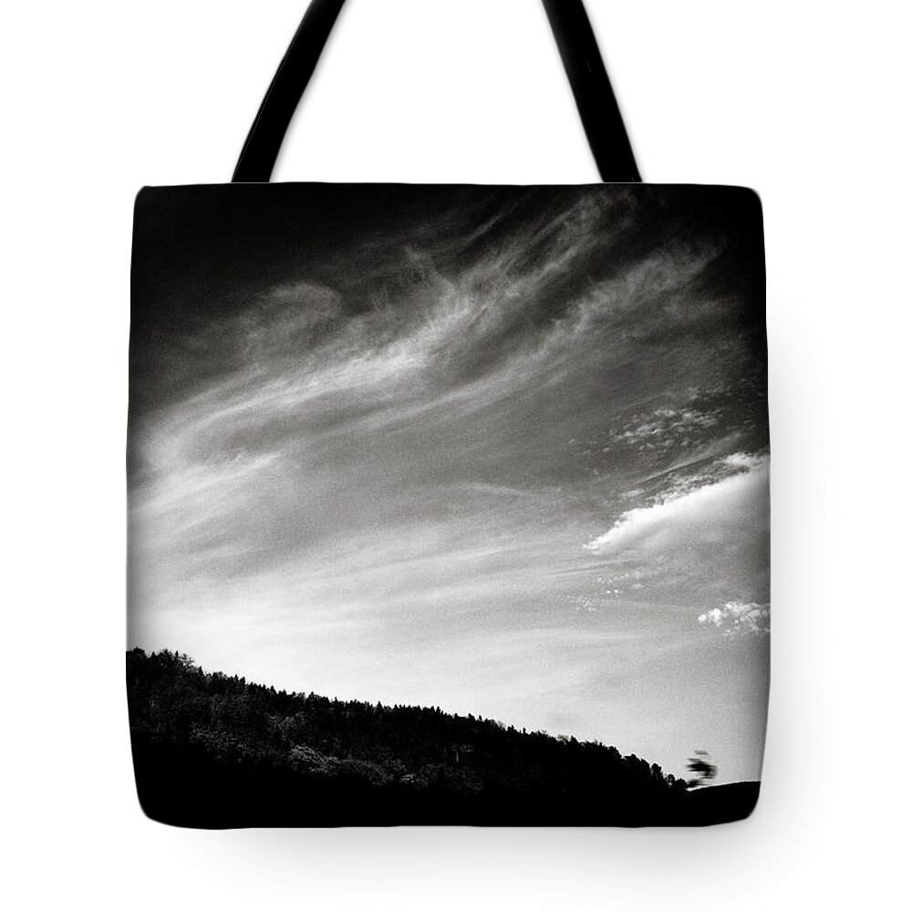 Sky Tote Bag featuring the photograph Travelling Clouds by Dorit Fuhg