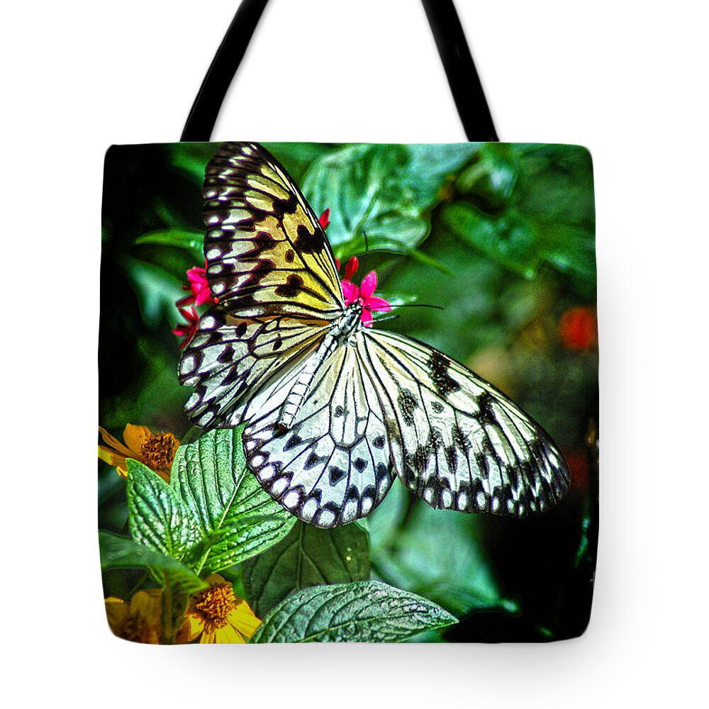 Diane Berry Tote Bag featuring the photograph Tree Nymph 2 by Diane E Berry