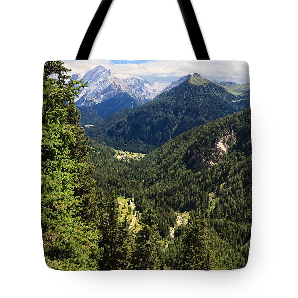 Alpine Tote Bag featuring the photograph Trentino - Val Duron by Antonio Scarpi