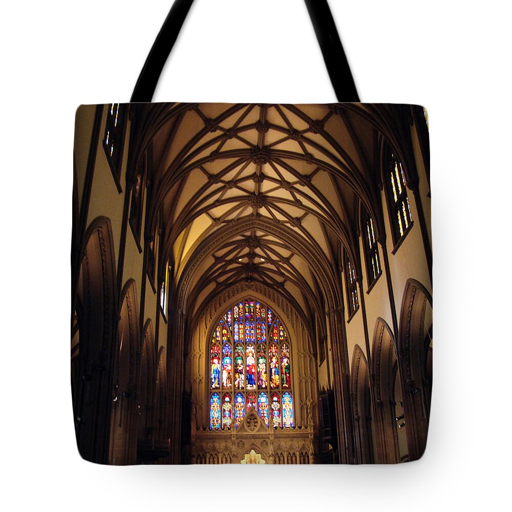Trinity Church Tote Bag featuring the photograph Trinity Church by Zinvolle Art