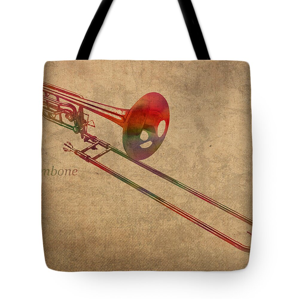 Trombone Tote Bags