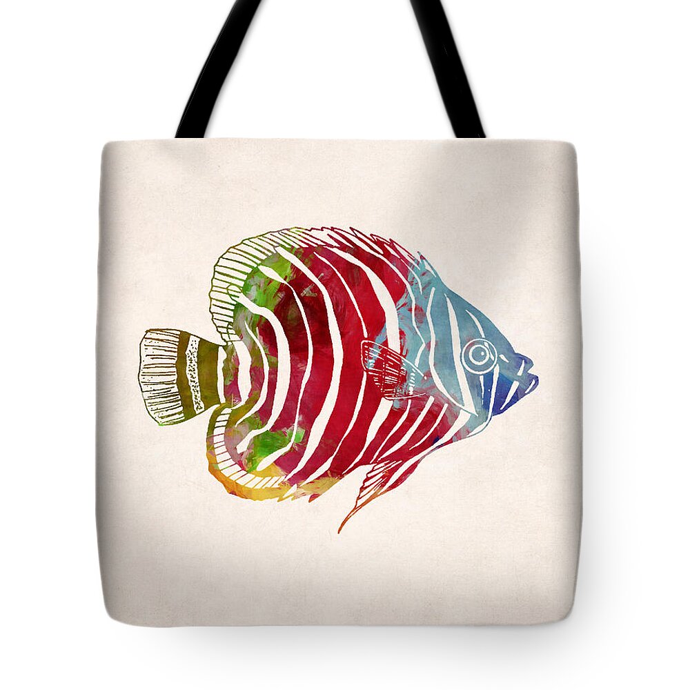 Tropical Fish Drawing Tote Bag by World Art Prints And Designs - Pixels