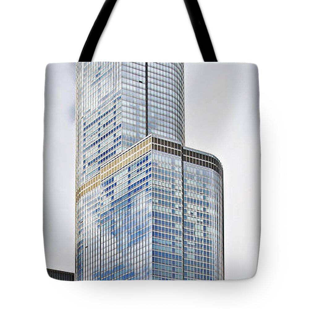Donald Tote Bag featuring the photograph Trump Tower Chicago - A surplus of superlatives by Alexandra Till