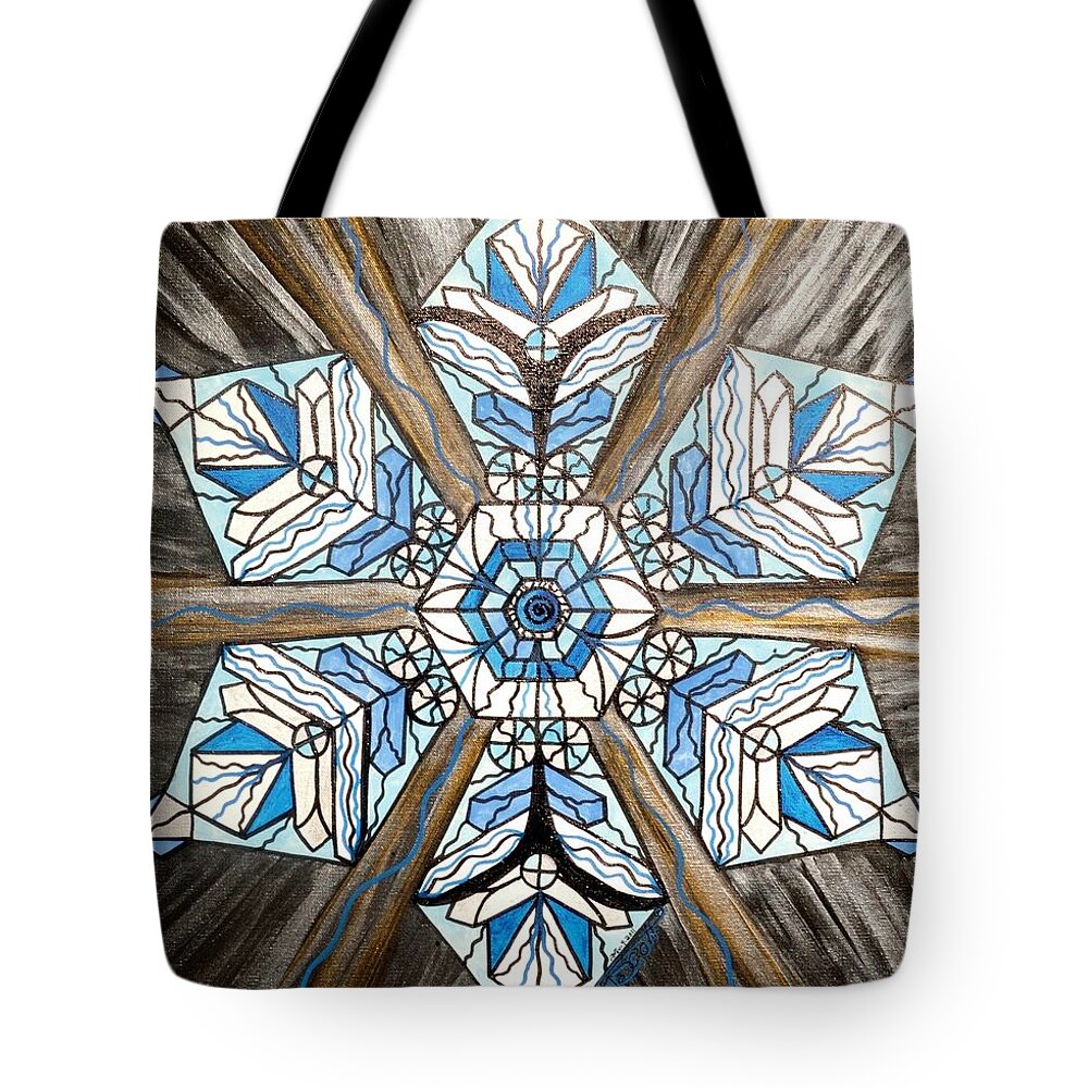Truth Tote Bag featuring the painting Truth by Teal Eye Print Store