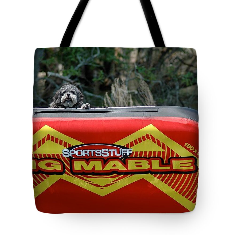 Lake Tote Bag featuring the photograph Tubing Anyone??? by M West