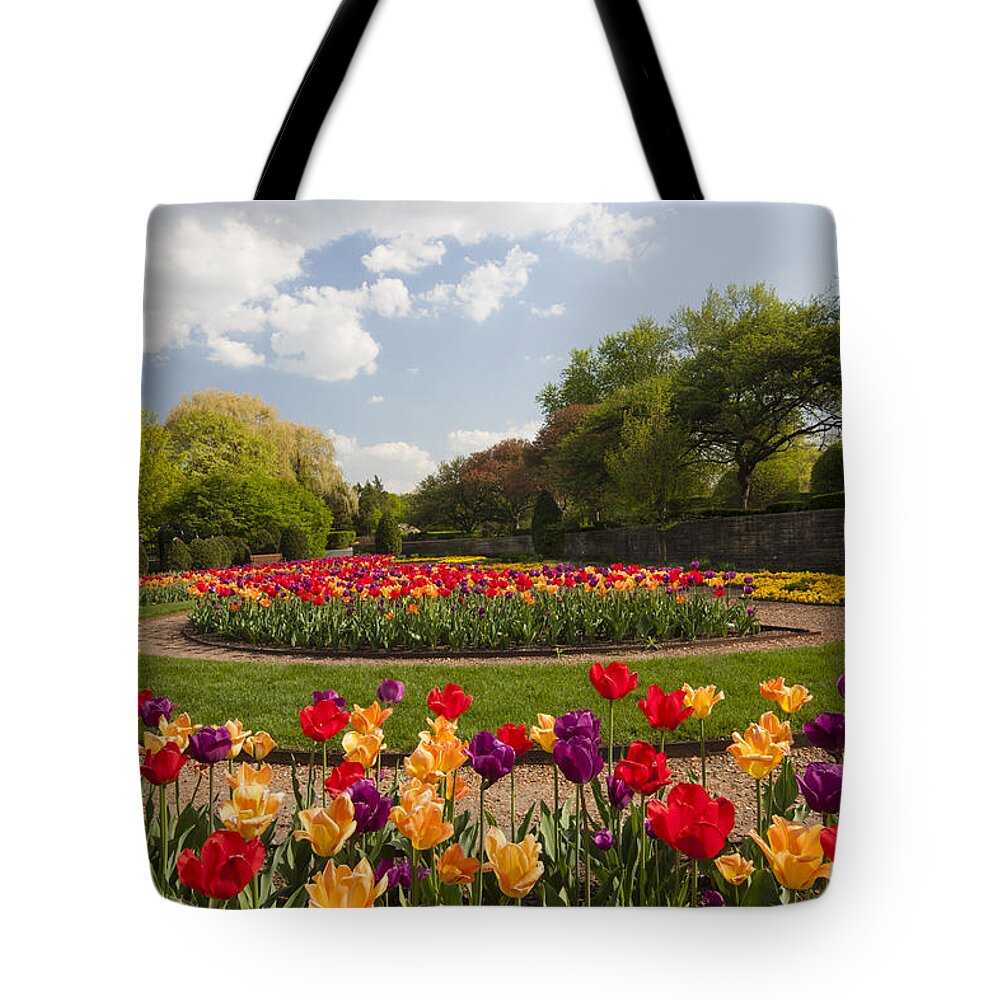 Cantigny Tote Bag featuring the photograph Tulip Time by Patty Colabuono