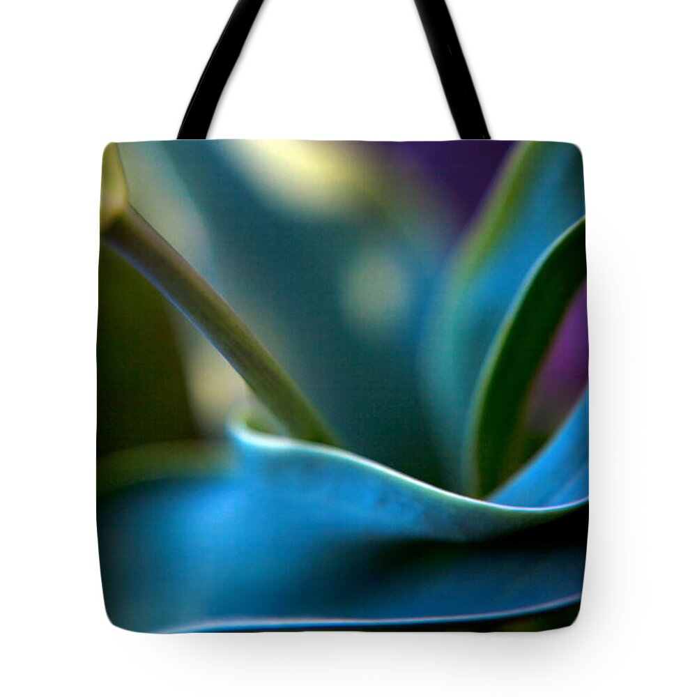 Modern Tote Bag featuring the photograph Tulip Unexpected by Theresa Tahara