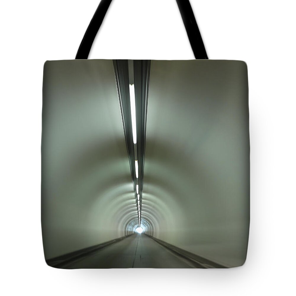 Empty Tote Bag featuring the photograph Tunnel by Rolfo Rolf Brenner