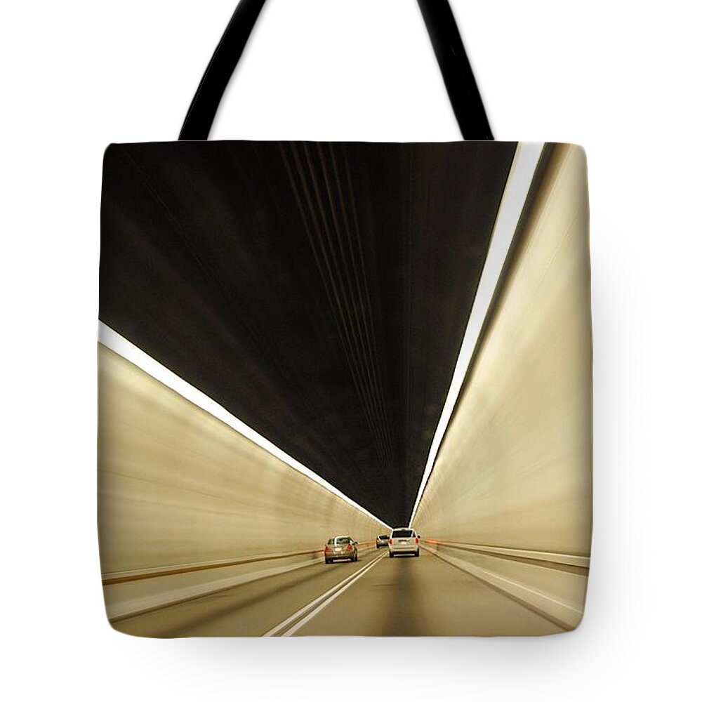 Car Tote Bag featuring the photograph Tunnel Vision by Dyle  Warren