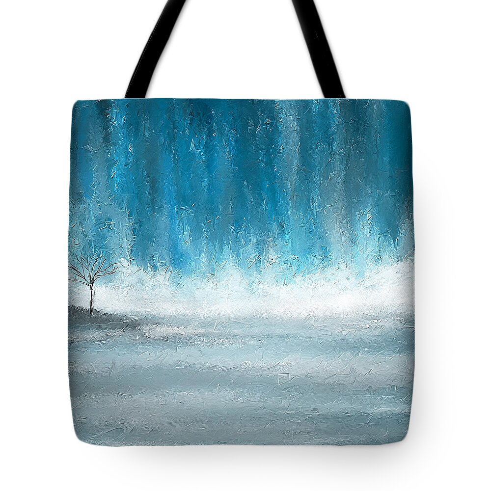 Turquoise Tote Bag featuring the painting Turquoise Memories by Lourry Legarde