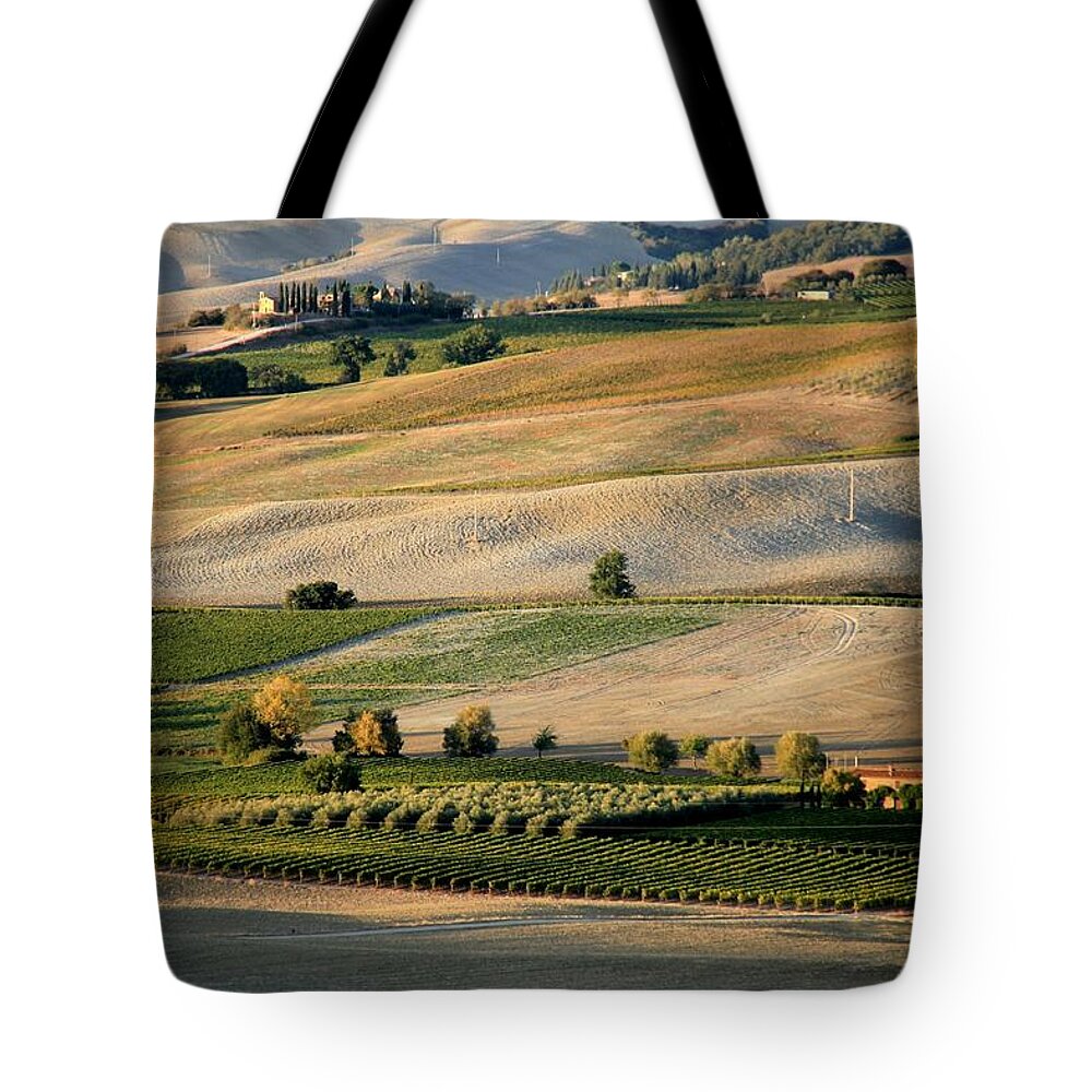 Tranquility Tote Bag featuring the photograph Tuscany Autumn by Claudio Scarponi