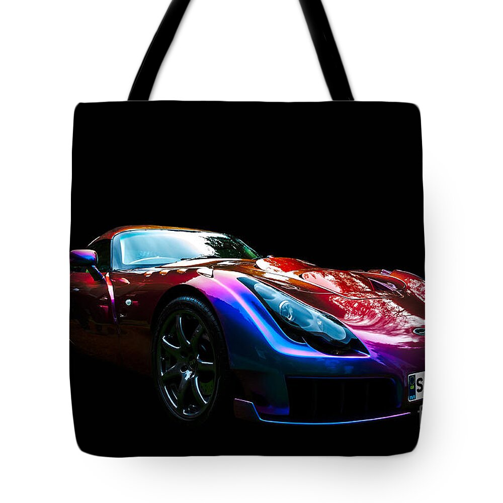 Tvr Tote Bag featuring the photograph TVR Sagaris by Matt Malloy