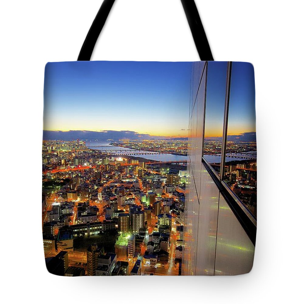 Tranquility Tote Bag featuring the photograph Twilight View by Jake Jung