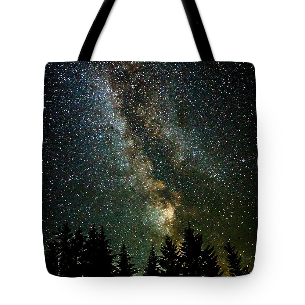 Twinkle Twinkle A Million Stars Tote Bag featuring the photograph Twinkle Twinkle A Million Stars by Wes and Dotty Weber