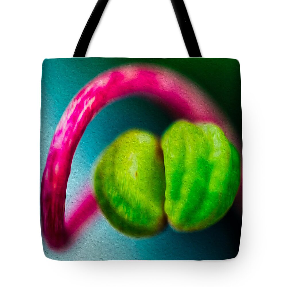 North Cascades Tote Bag featuring the painting Twisted Beauty by Omaste Witkowski