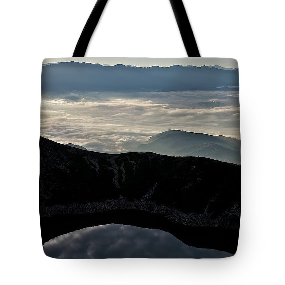 Disbelief Tote Bag featuring the photograph Two Clouds by Mountainlover