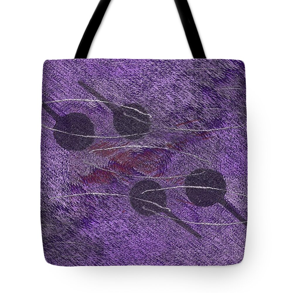 Two Pair Tote Bag featuring the digital art Two Pair by Tim Allen
