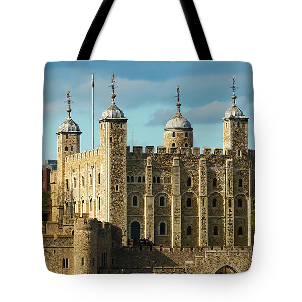 Outdoors Tote Bag featuring the photograph Uk, London, Tower Of London by Tetra Images