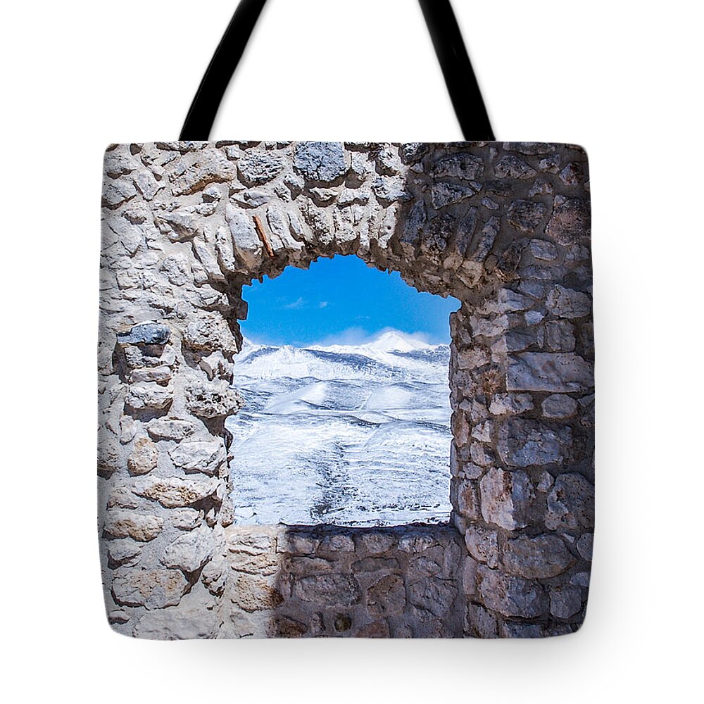 Italy Tote Bag featuring the photograph A window on the world by AM FineArtPrints