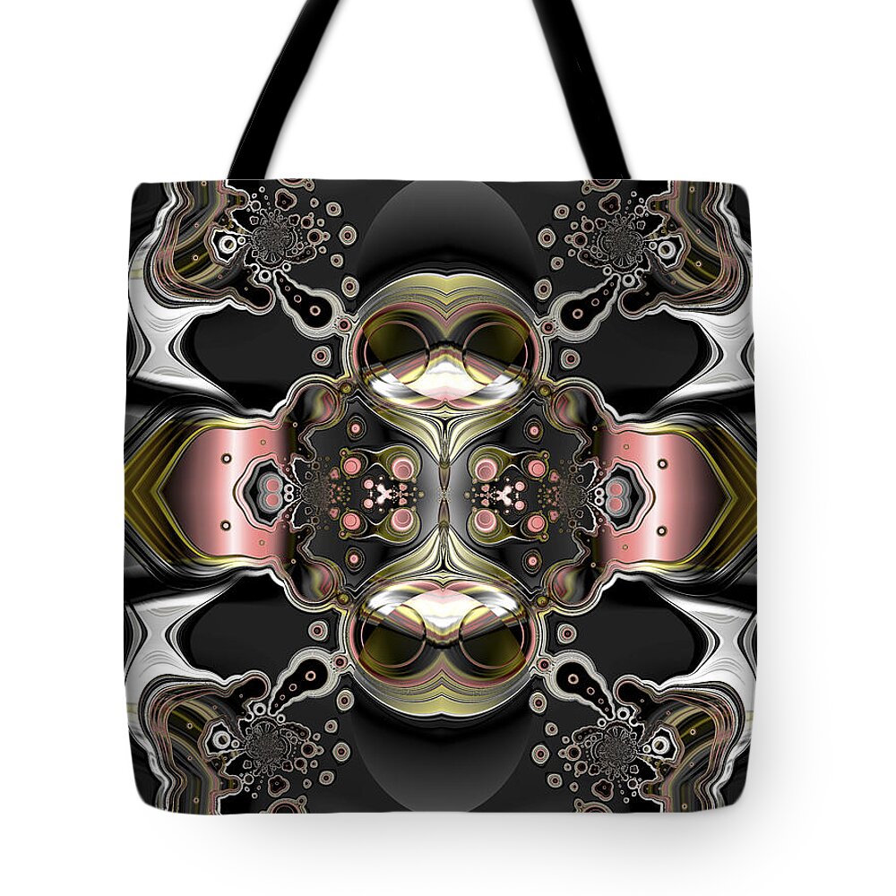 Digital Tote Bag featuring the digital art Uncertain committments by Claude McCoy