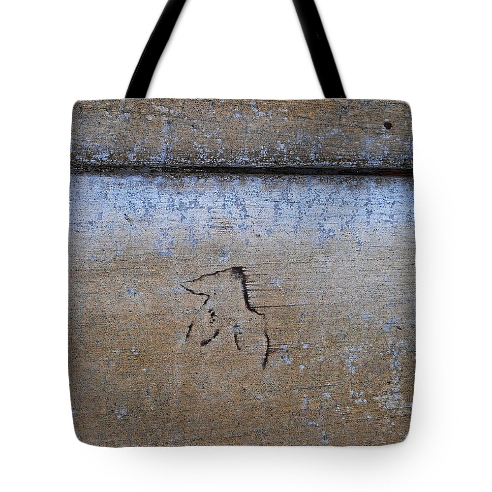 Raw Abstract Tote Bag featuring the photograph Under The Radar by Jani Freimann