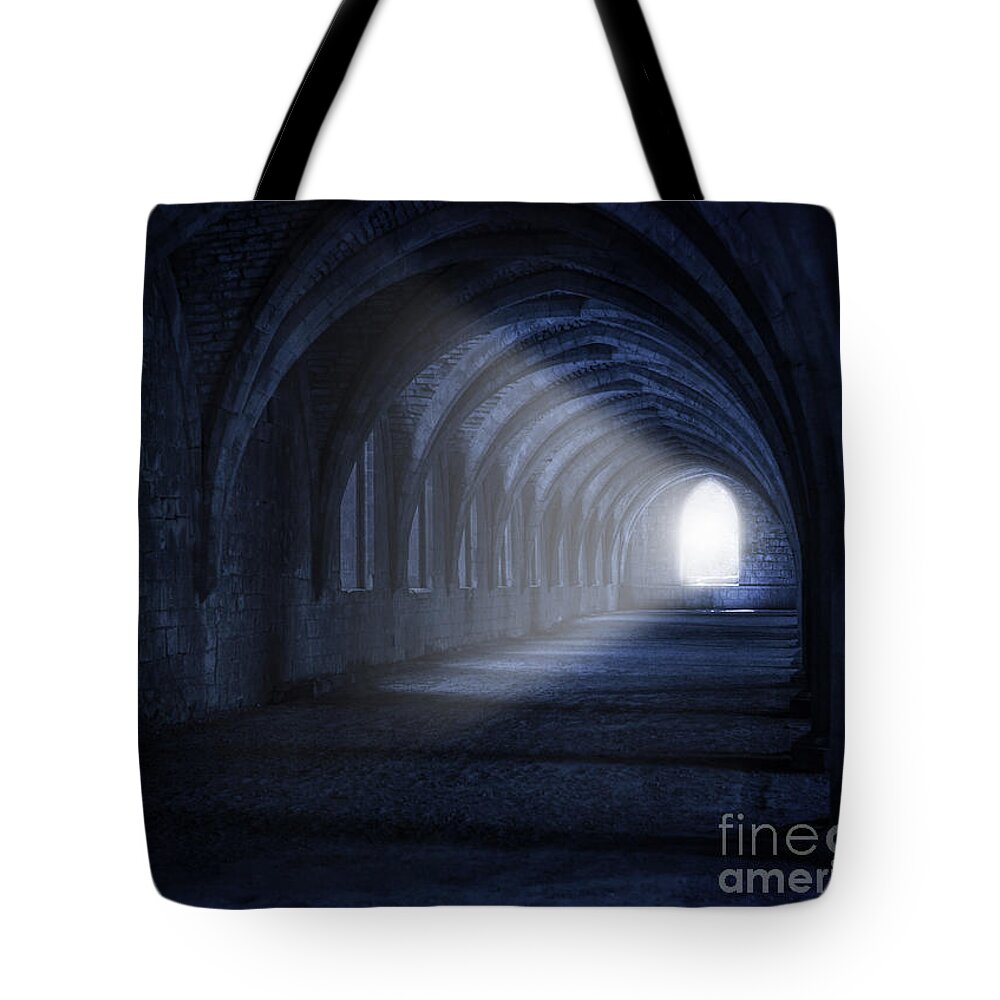 Abbey Tote Bag featuring the photograph Underground Lair by David Lichtneker