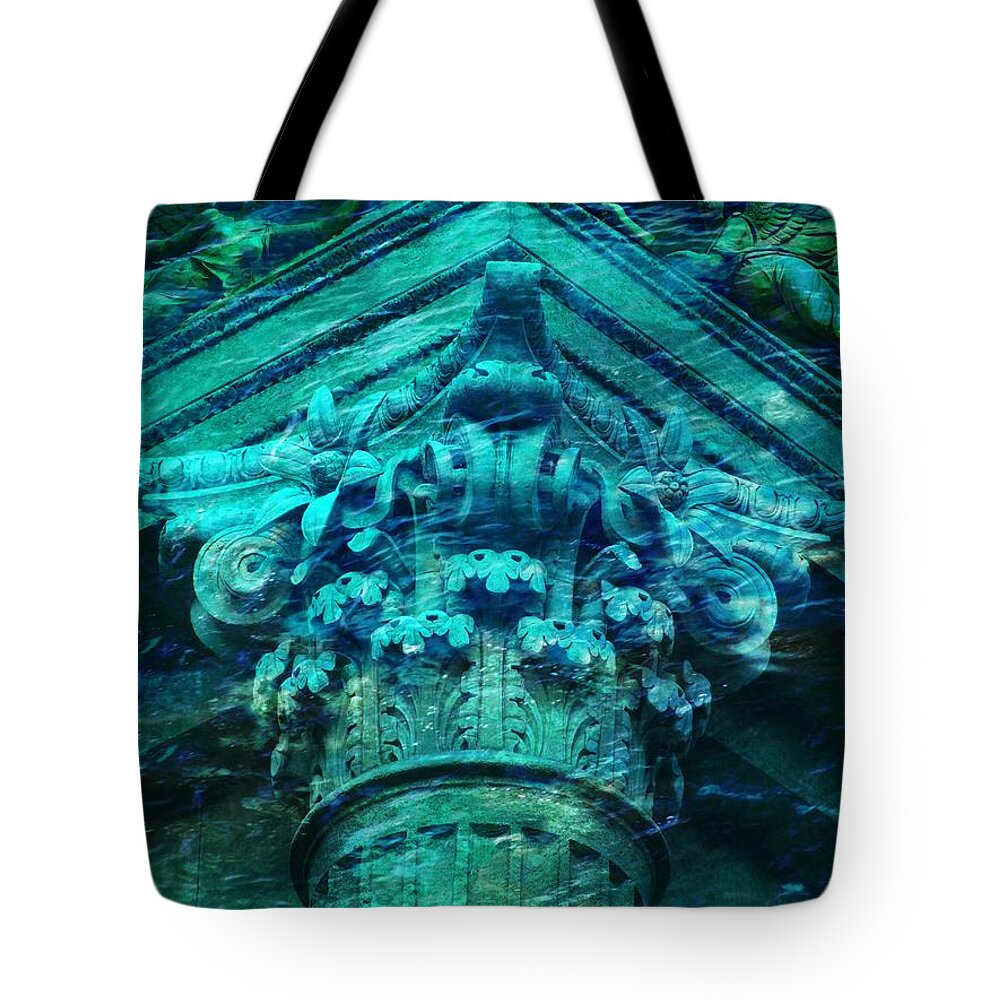 Ancient Architecture Tote Bag featuring the photograph Underwater Ancient Beautiful creation by Lilia S