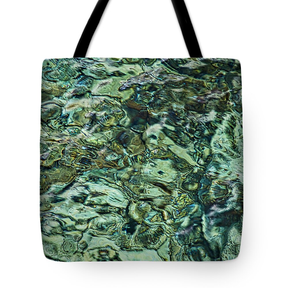 Croatia Tote Bag featuring the photograph Underwater Rocks - Adriatic Sea by Stuart Litoff