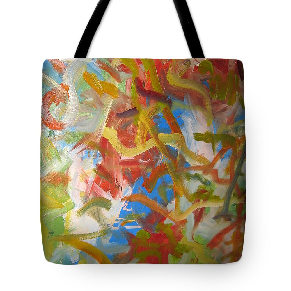 Nature Tote Bag featuring the painting Untitled #6 by Steven Miller