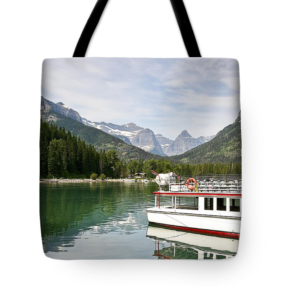 Waterton Lakes National Park Tote Bag featuring the photograph Upper Waterton Lakes by Teresa Zieba