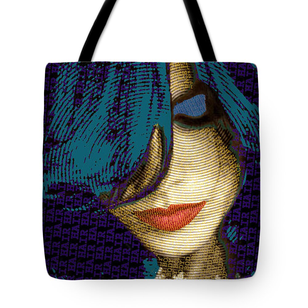 Woman Tote Bag featuring the painting Vain 2 by Tony Rubino