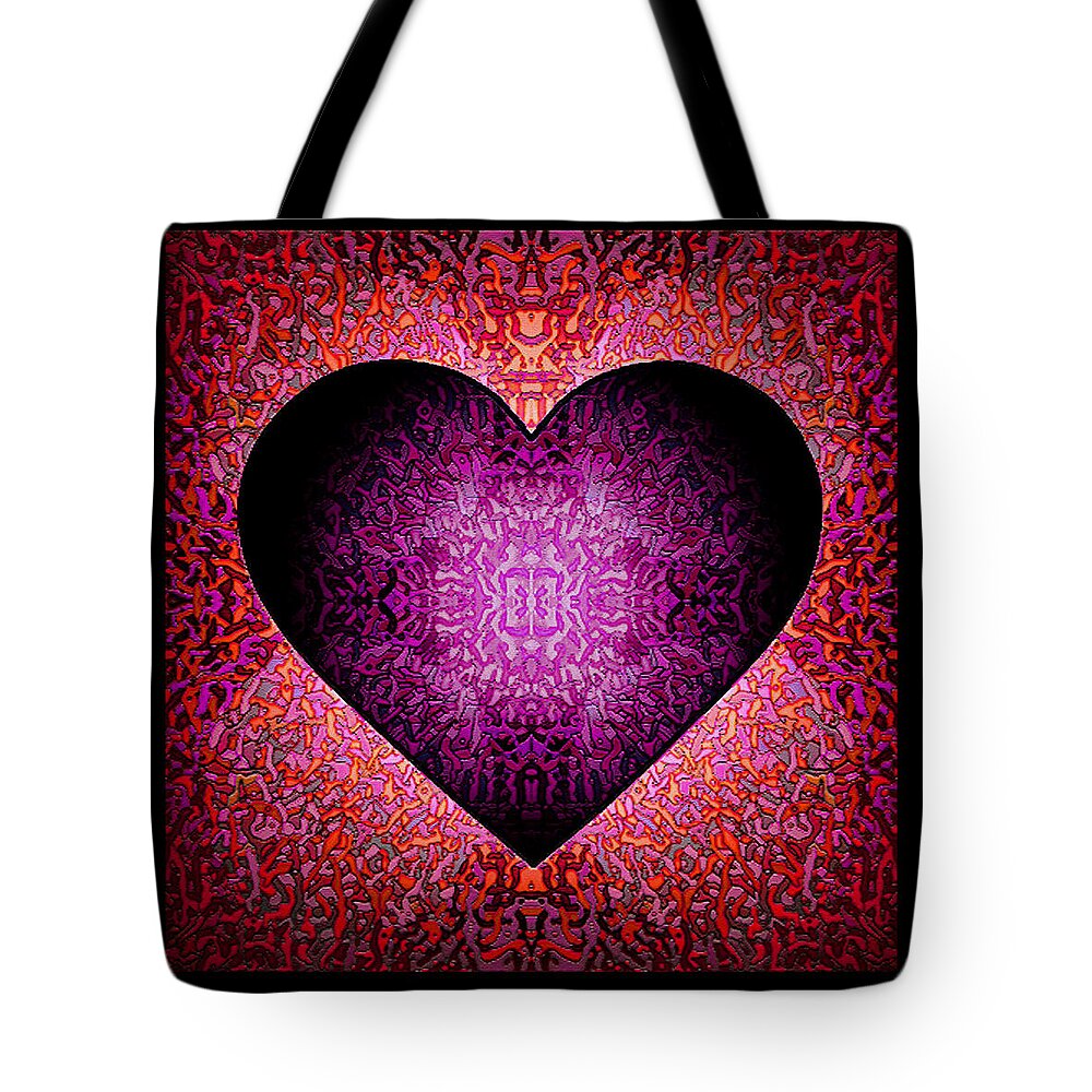  Tote Bag featuring the painting Valentine 4 by Steve Fields