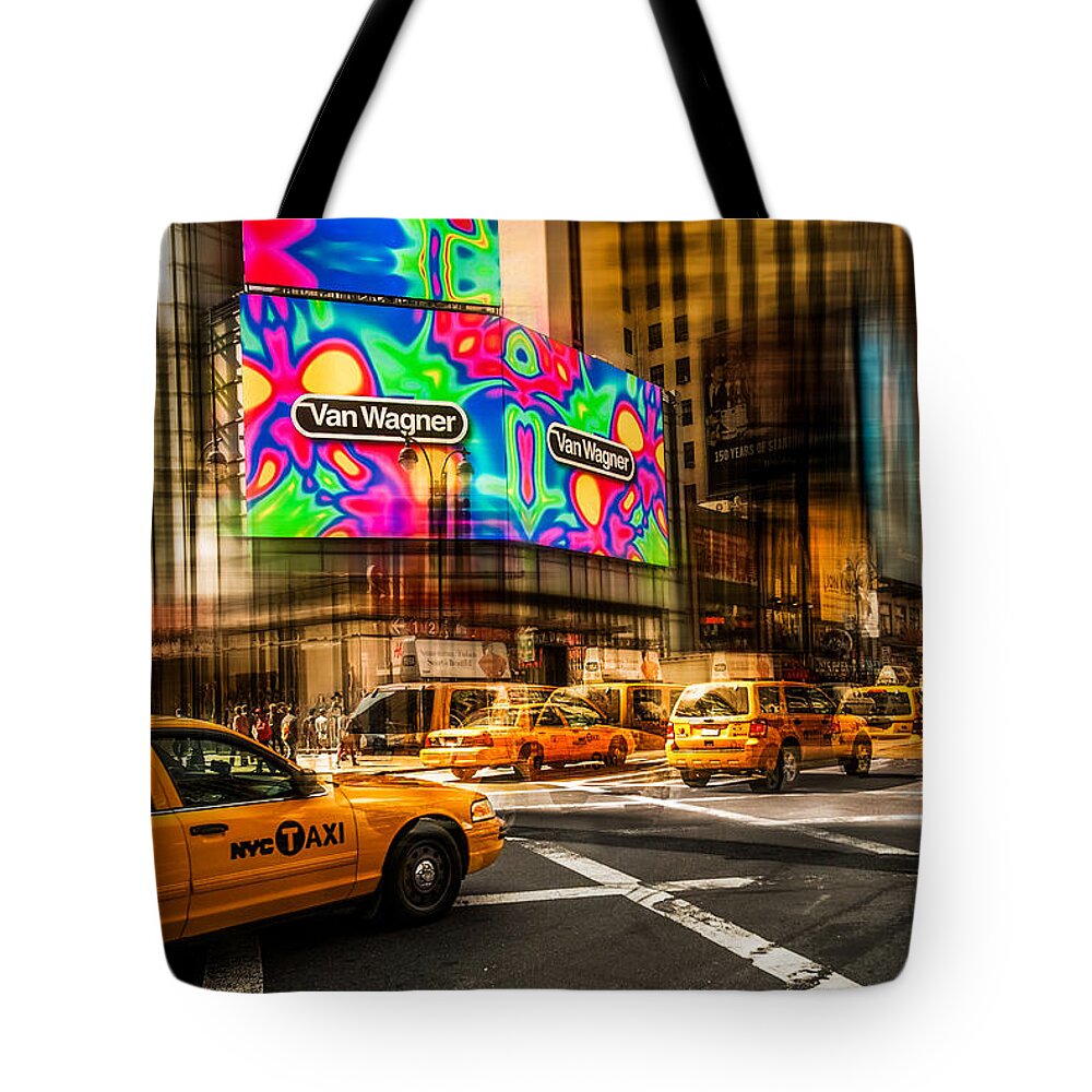 Nyc Tote Bag featuring the photograph Van Wagner by Hannes Cmarits