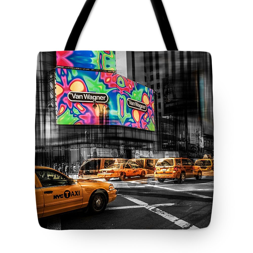 Nyc Tote Bag featuring the photograph van wagner II by Hannes Cmarits