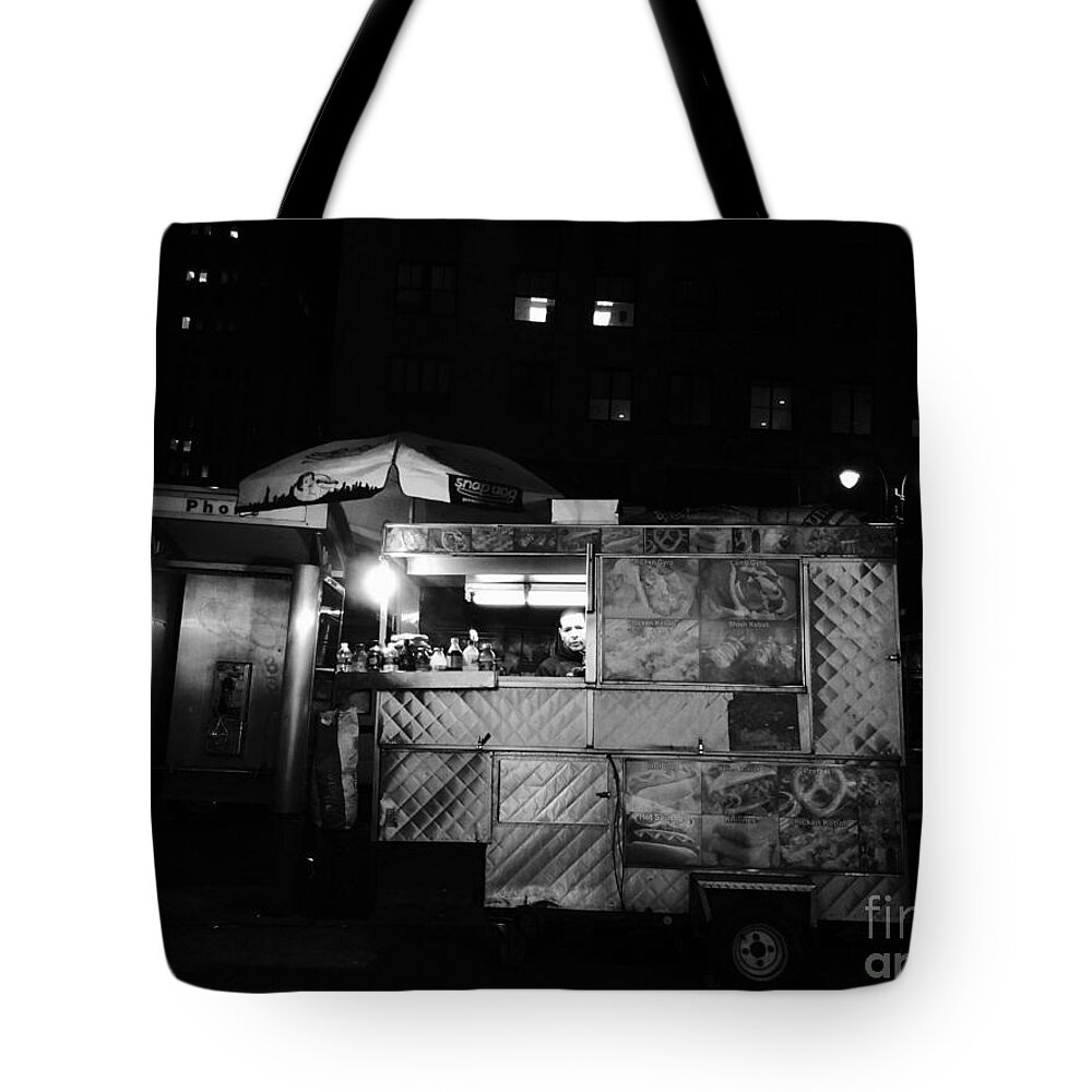 Street Photography Tote Bag featuring the photograph Hiding in Plain Sight by Miriam Danar