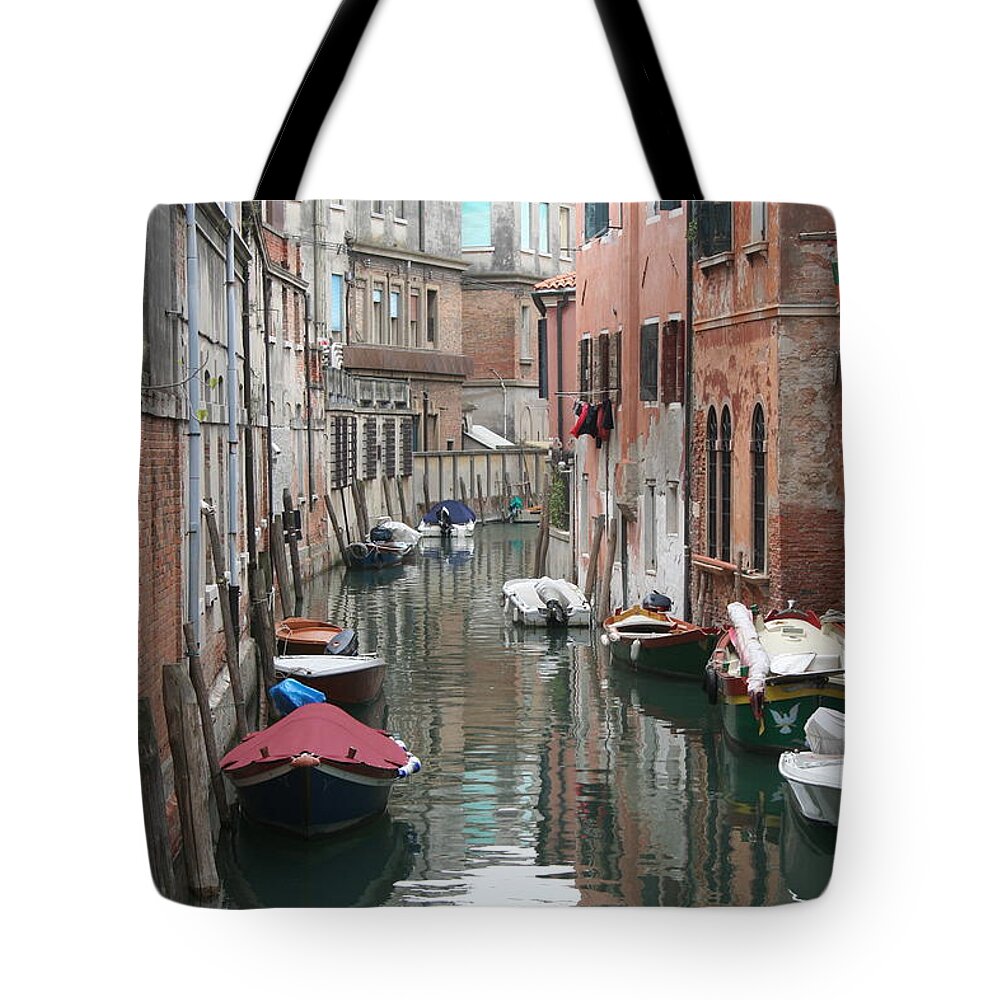 Venice Tote Bag featuring the photograph Venice Backstreets by Allan Morrison