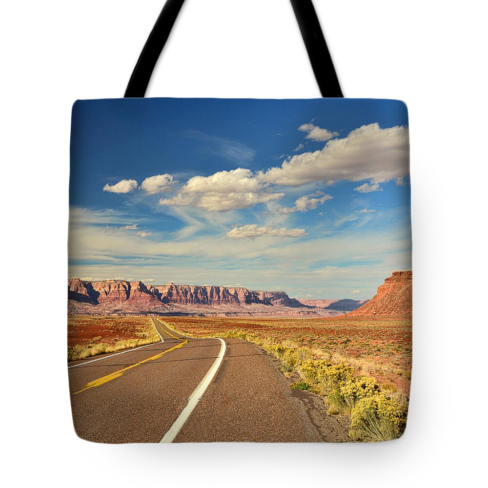  Tote Bag featuring the photograph Vermillion Cliffs - Arizona by Dana Sohr