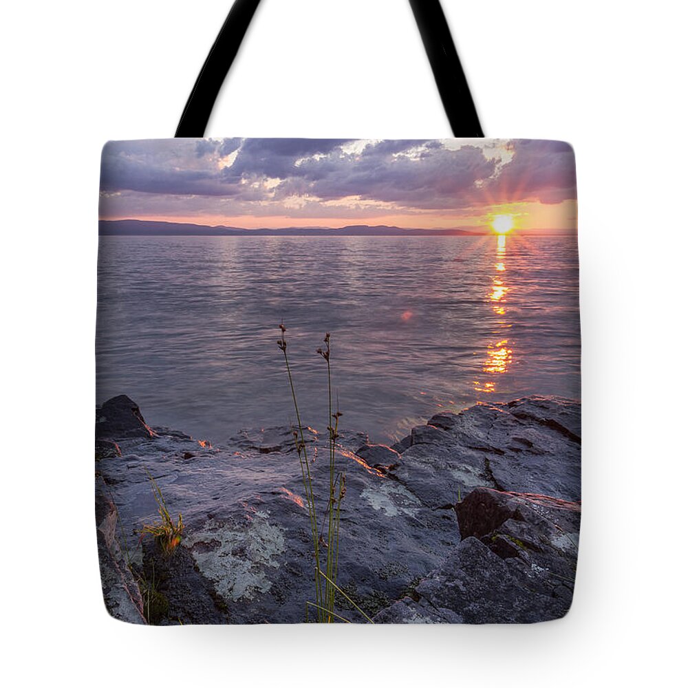 Vermont Tote Bag featuring the photograph A Stormy Surprise  by Andy Gimino