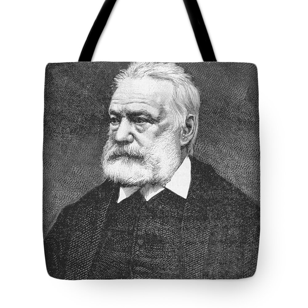 History Tote Bag featuring the photograph Victor Hugo, French Author by British Library