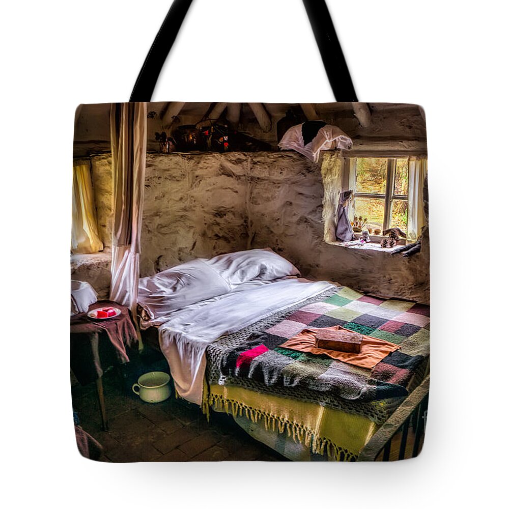 Victorian Bedroom Tote Bag featuring the photograph Victorian Bedroom by Adrian Evans