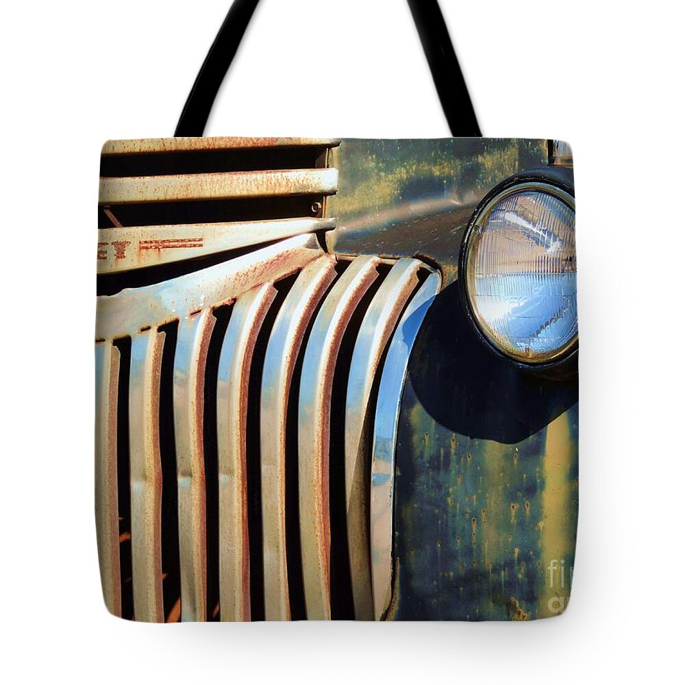 Vintage Chevrolet Truck Tote Bag featuring the photograph Vintage Chevrolet 006 by Robert ONeil