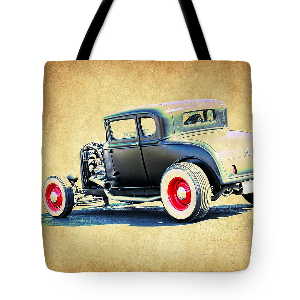 Rust Tote Bag featuring the photograph Vintage Deuce by Steve McKinzie