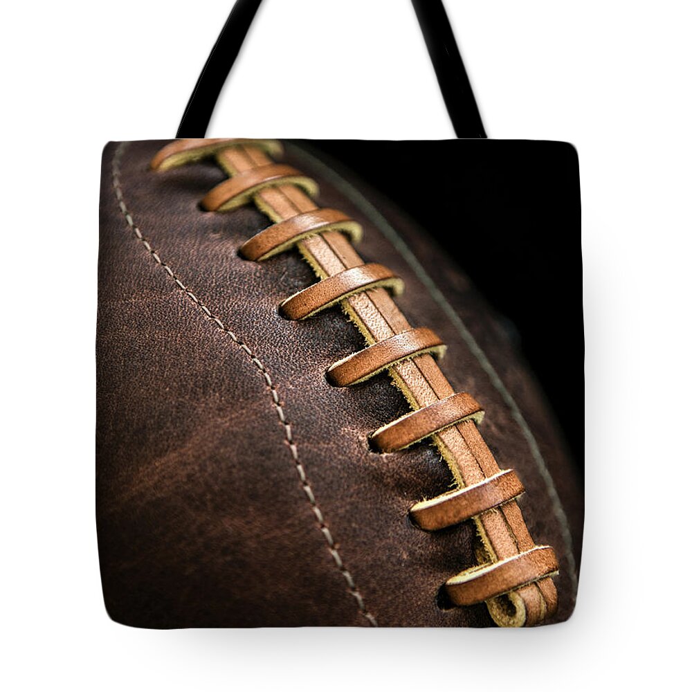 Football Tote Bag featuring the photograph Vintage Football by Diane Diederich