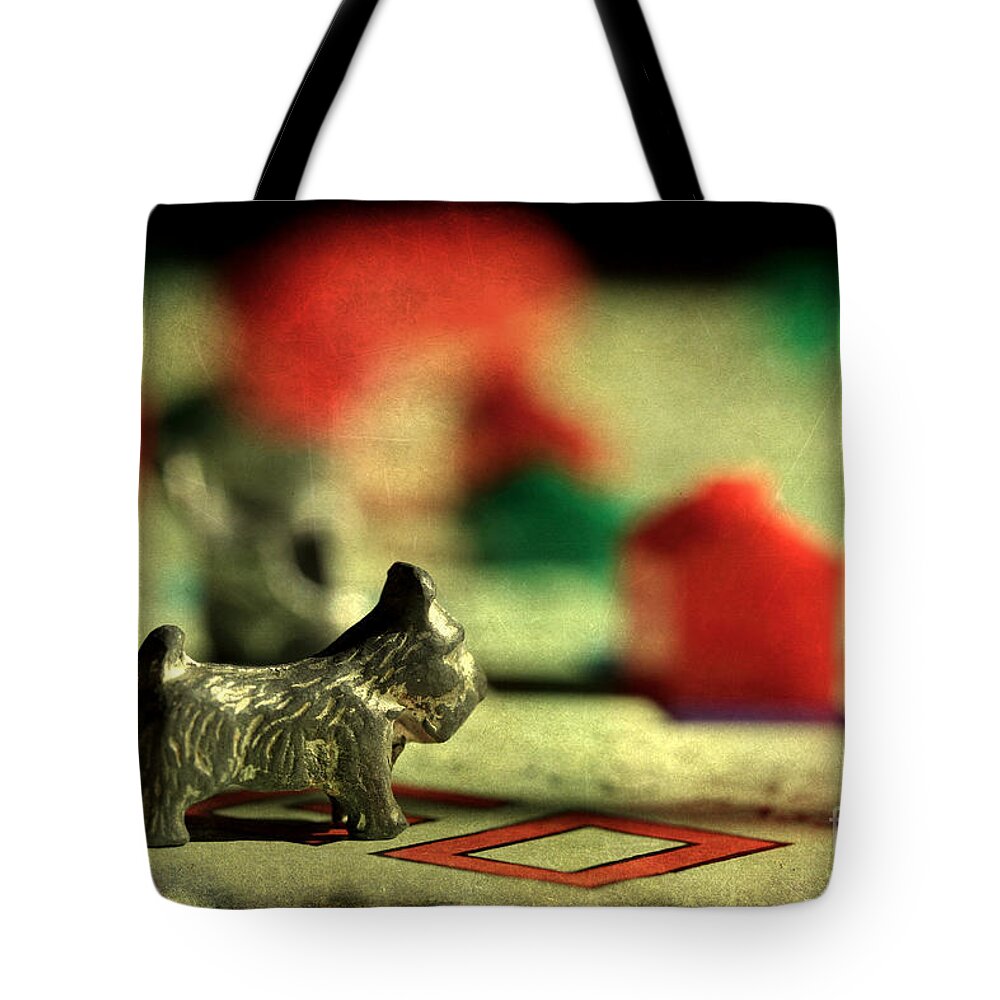 Monopoly Game Tote Bag featuring the photograph Vintage Monopoly by Michael Eingle