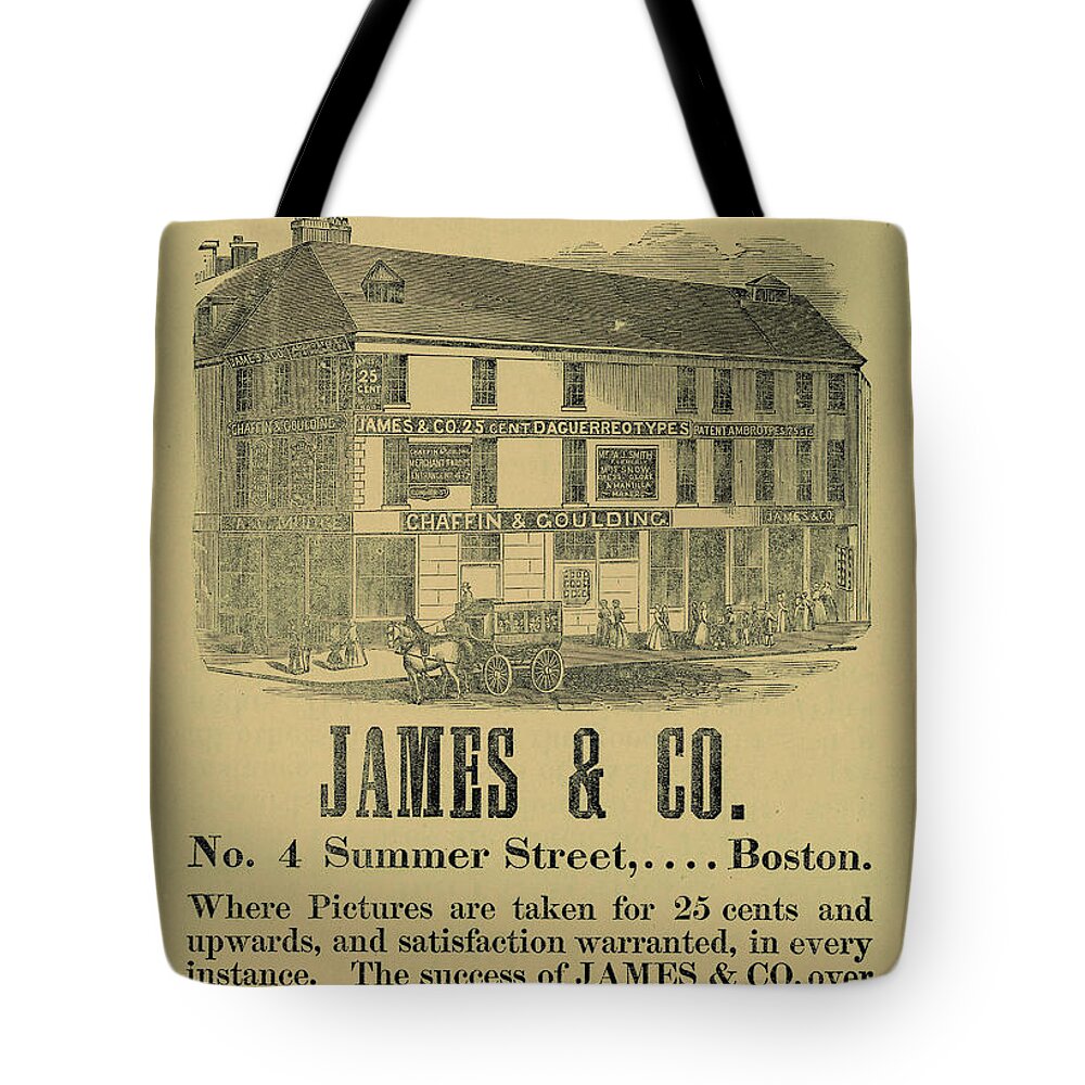 Photographry Studio Tote Bag featuring the photograph Vintage Photography Flyer 2 by Andrew Fare