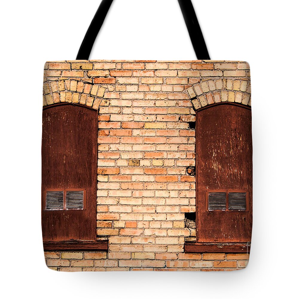 Vintage Urban Brick Building - Salt Lake City Tote Bag by Gary