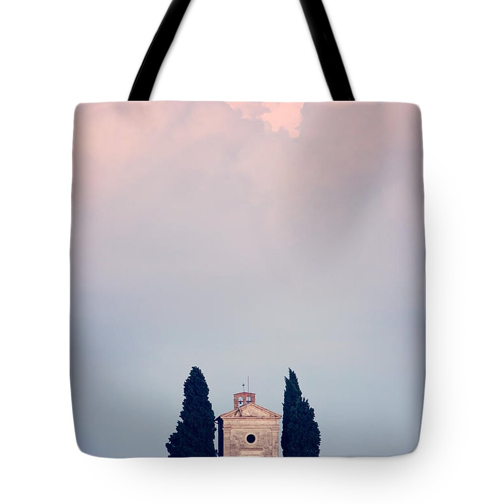 Tuscany Tote Bag featuring the photograph Vitaleta by Matteo Colombo